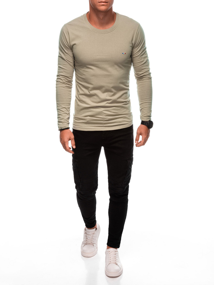 Men's printed longsleeve L170 - beige