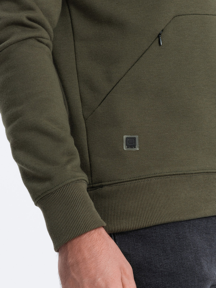 Men's sweatshirt - dark olive B1349