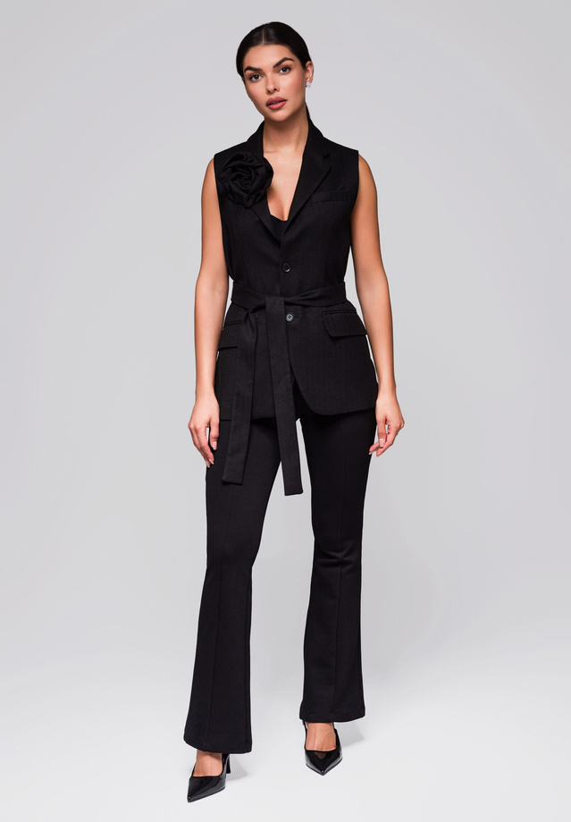 Women's vest LW-BLZV-0102 - black