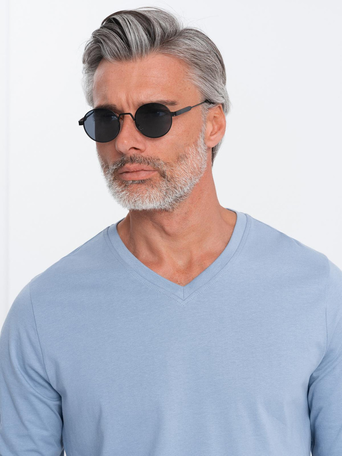 Men's V-NECK longsleeve set - mix 2-pack V6 Z41