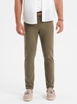 Men's tailored chino pants - olive V3 OM-PACP-0151