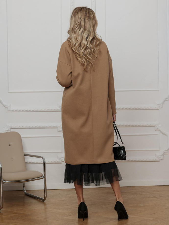 Women's coat CLR036 - camel