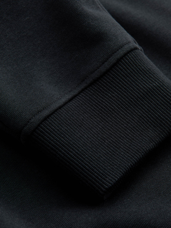 BASIC men's cotton sweatpants joggers - black V9 OM-PABS-0174