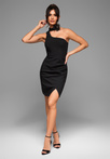 Evening dress LA-OM-DLR030 - black