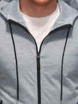 Men's hoodie B1651 - grey