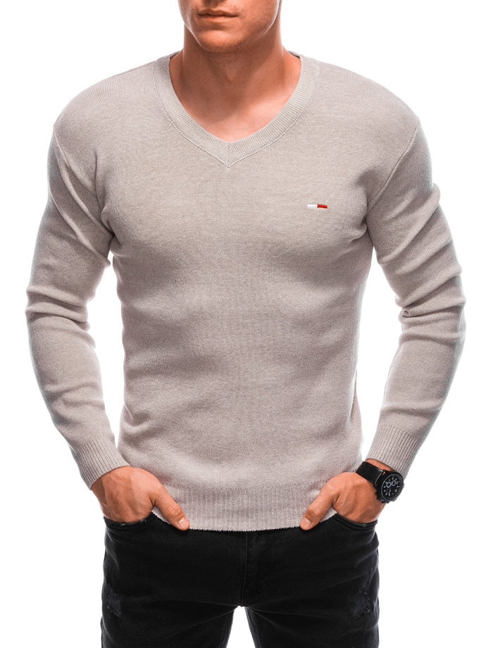 Men's sweater E226 - beige