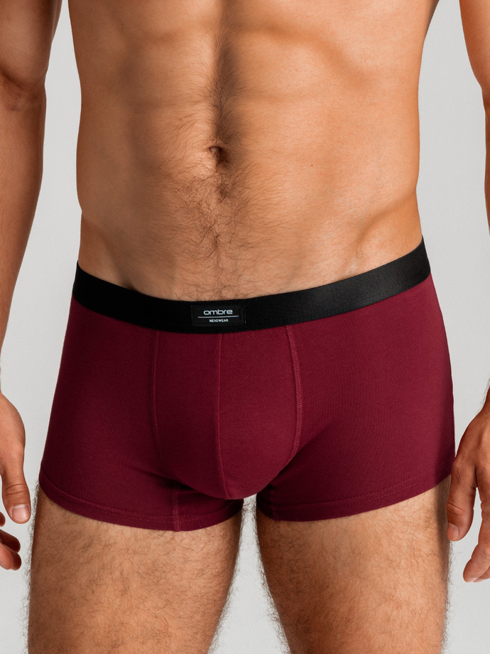 Men's underpants - dark red U286