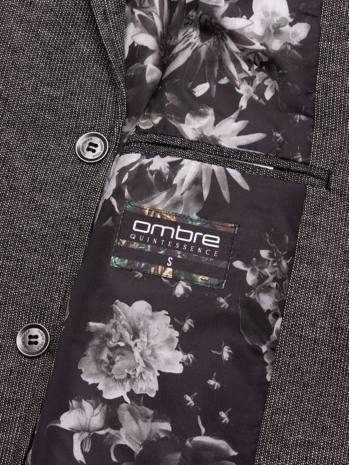 Men's casual blazer jacket - black M162