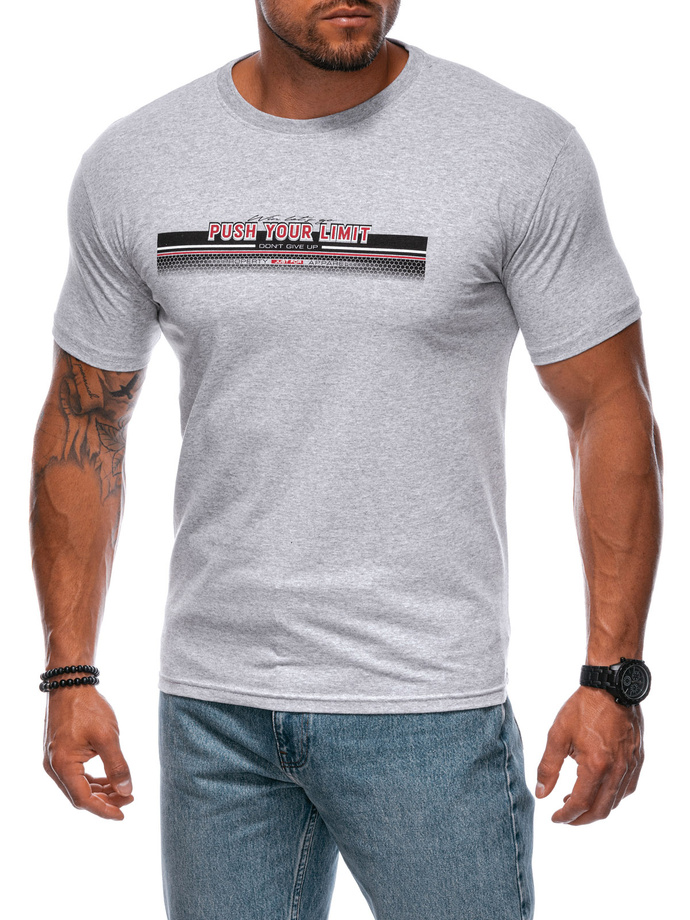 Men's t-shirt S1846 - grey