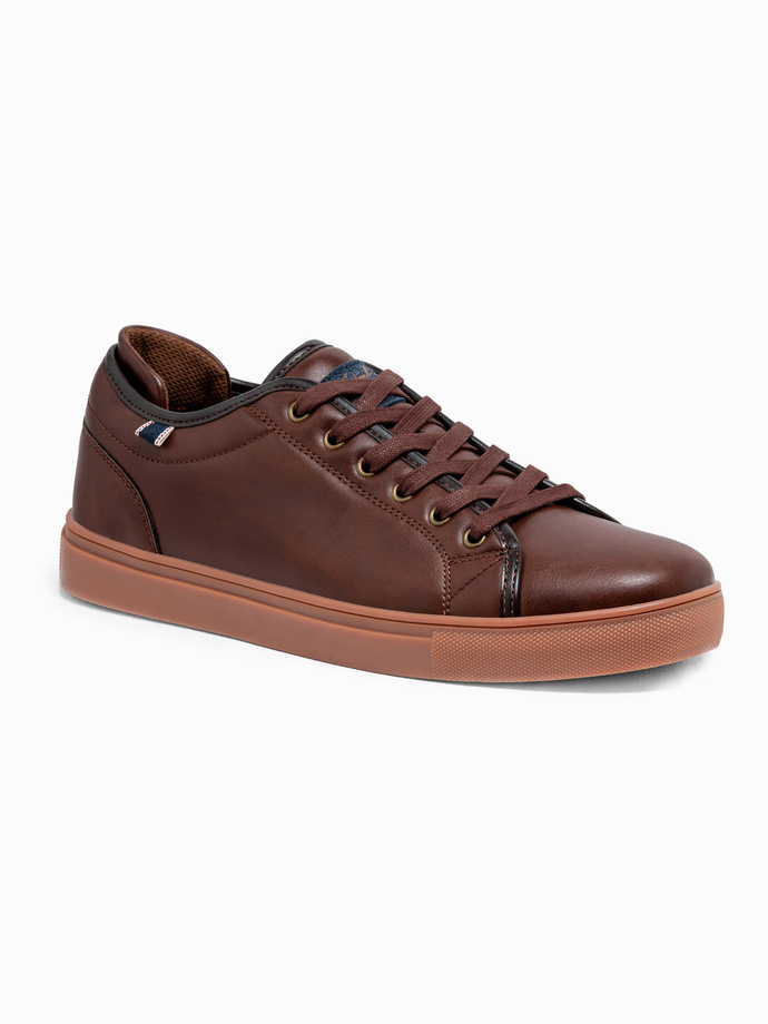 Men's casual sneakers - brown T419