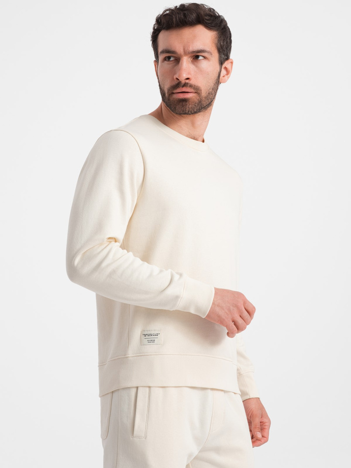 Men's sweatshirt + pants set - cream V11 Z78