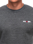 Men's hoodless sweatshirt B1706 - gray