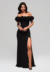 Evening dress LA-OM-DLR178 - black