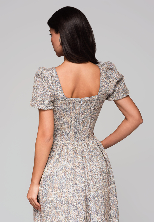 Evening dress LA-OM-DLR220 - gray