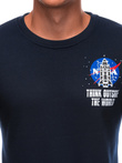 Men's sweatshirt B1685 - navy
