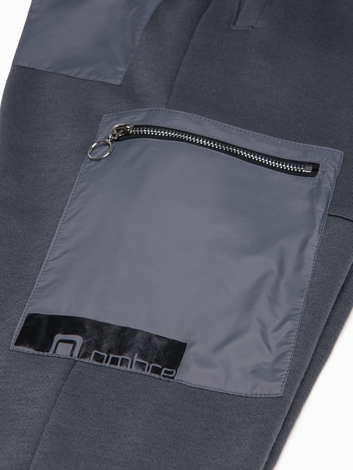 Men's sweatpants - dark grey P917