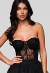 Evening dress LA-OM-DLR241 black