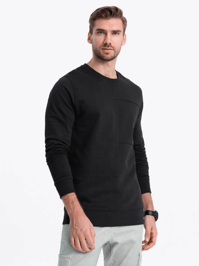 Men's sweatshirt - black B1278