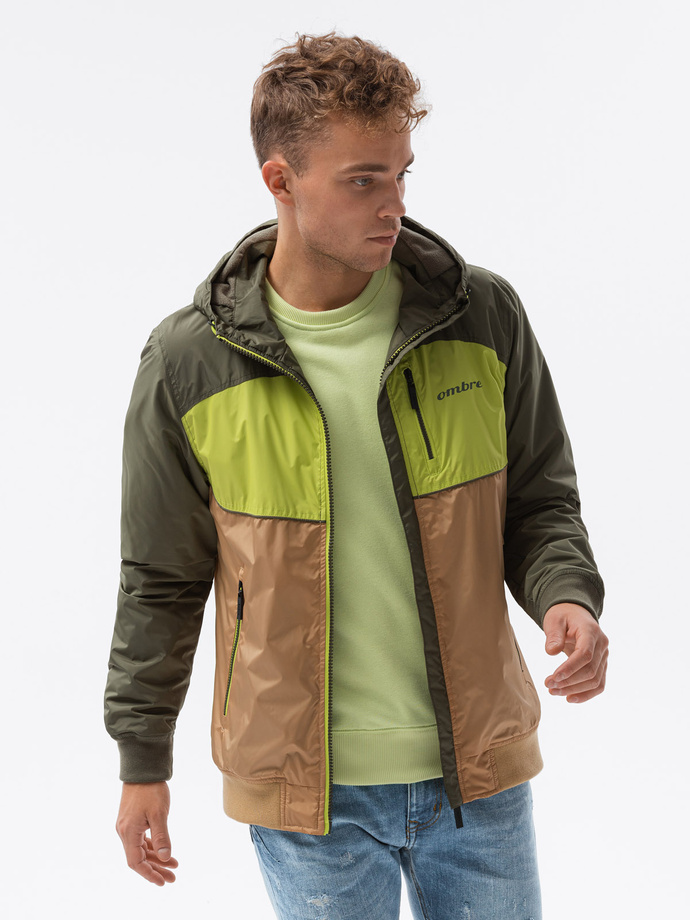 Men's sports jacket - olive V7 C447