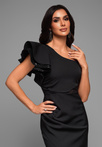 Evening dress LA-OM-DLR036 - black