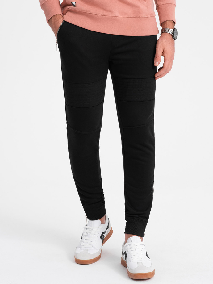 Men's jogger sweatpants - black V3 OM-PASK-22FW-004