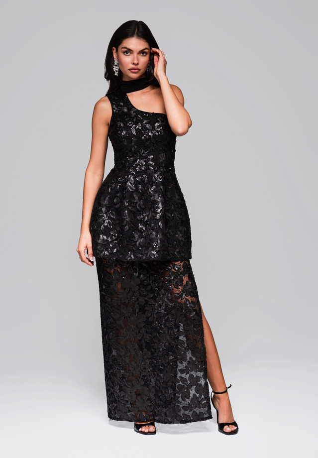 Sukienka wieczorowa LA-OM-DLR249 - black