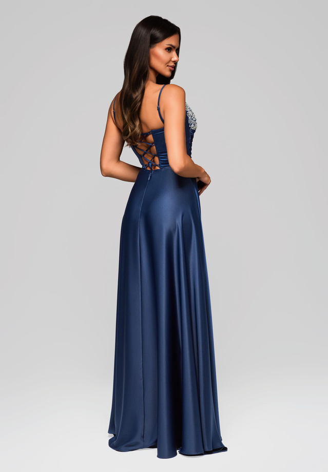 Evening dress LA-OM-DLR223 navy