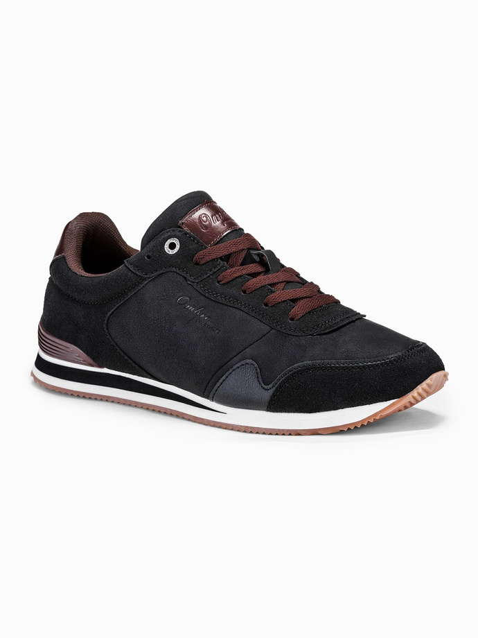 Men's casual sneakers - black T332