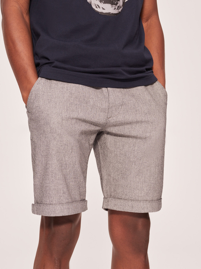 Men's shorts PREM SHORTS W426 - gray melange