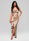 Evening dress LA-OM-DLR104 - beige