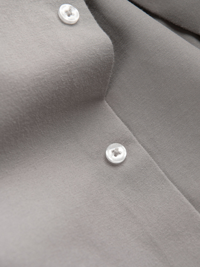 Men's classic regular fit shirt - gray V1 K694