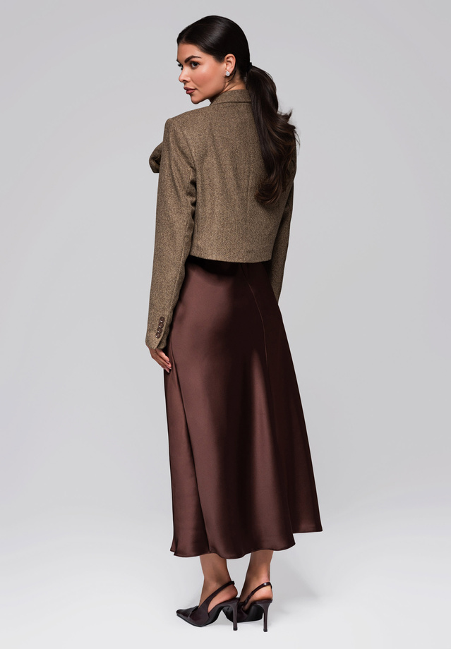 Women's jacket LW-BLZB-0100 - dark beige