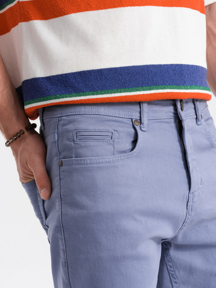 CHINO men's shorts - light blue V15 OM-SRDS-0103