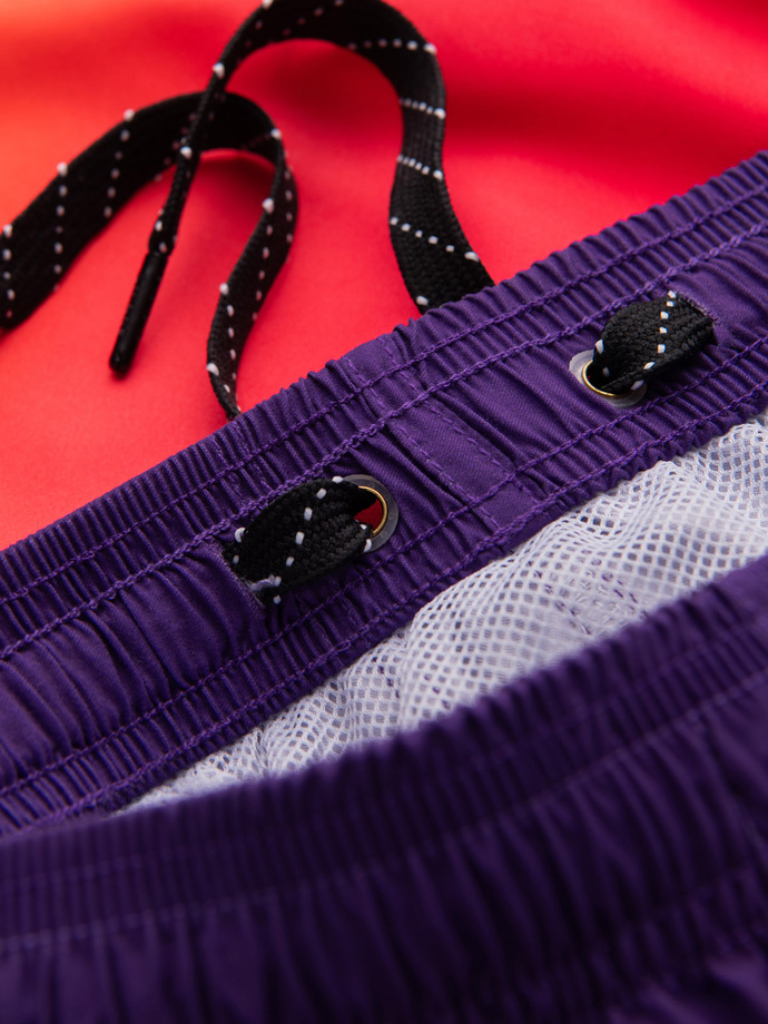 Kąpielówki męskie efekt ombre - pomarańczowe V17 OM-SRBS-0125