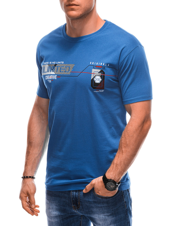 Men's t-shirt S1912 - blue