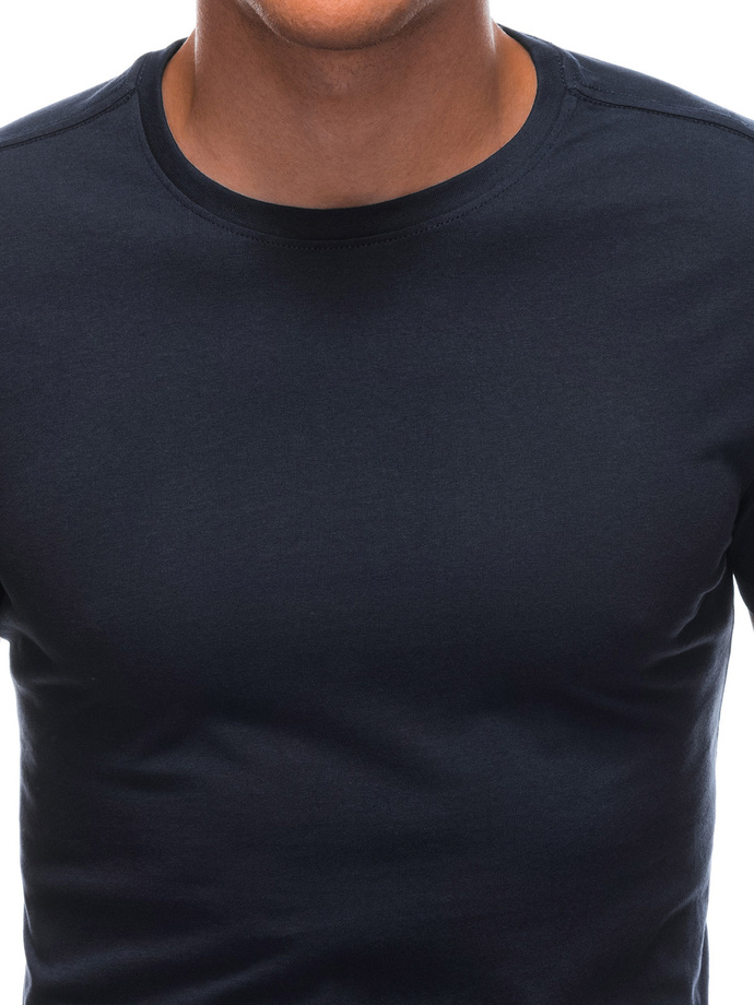 Men's plain t-shirt EM-TSBS-0100 - navy