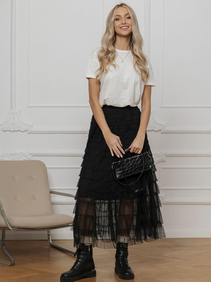 T-shirt oversize SLR094 - ecru