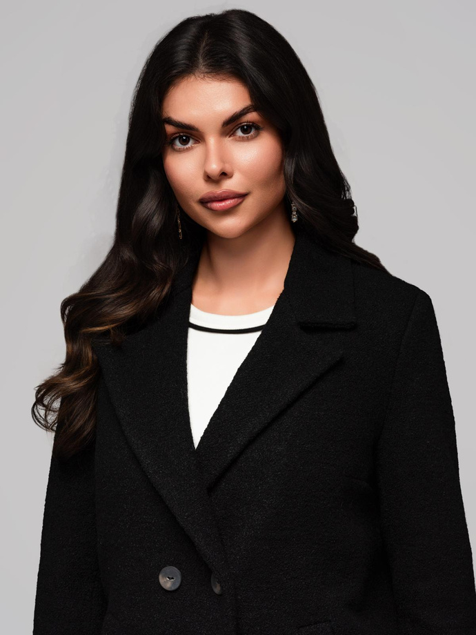 Fashionable women's coat CLR041 - black
