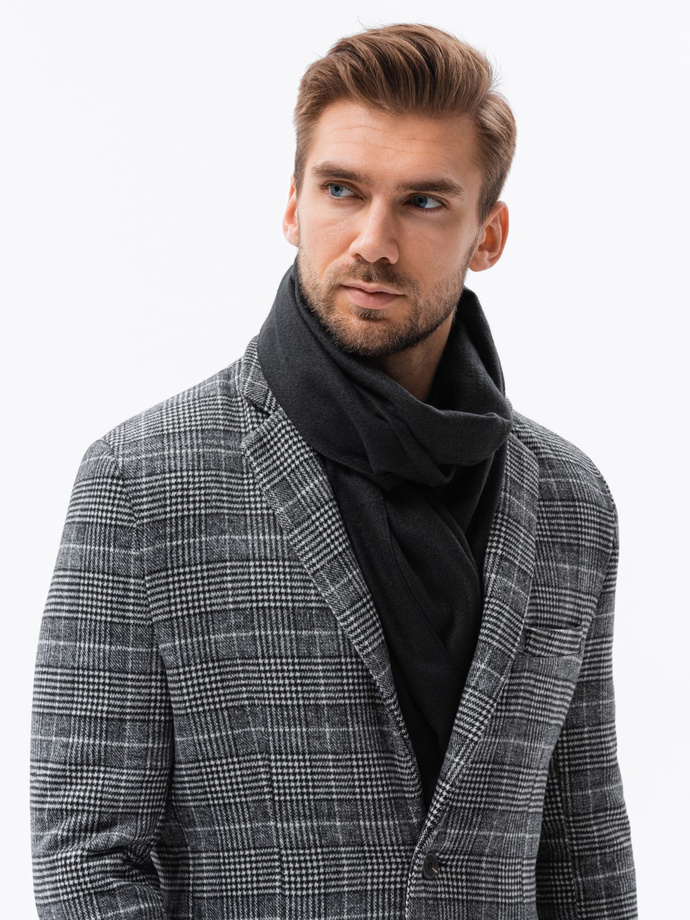 Men's coat - black C499