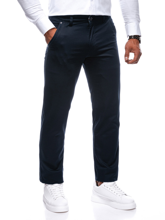 Men's pants chino P1466 - navy