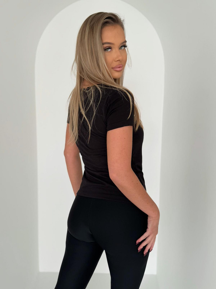 SLR098 cotton t-shirt - black