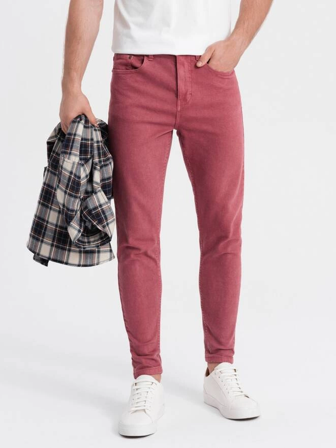 Men's jeans - red P1058