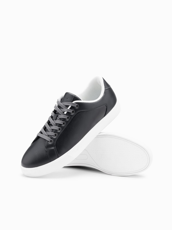 Classic men's sneaker shoes with high sole - graphite V4 OM-FOCS-0165