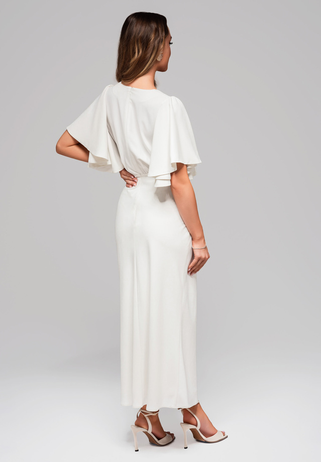 Evening dress LA-OM-DLR096 - ecru