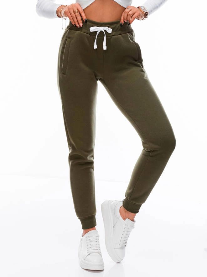 Women's sweatpants PLR070 - olive