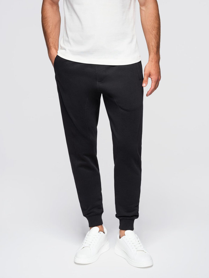 Men's jogger sweatpants - black V5 OM-PABS-0173