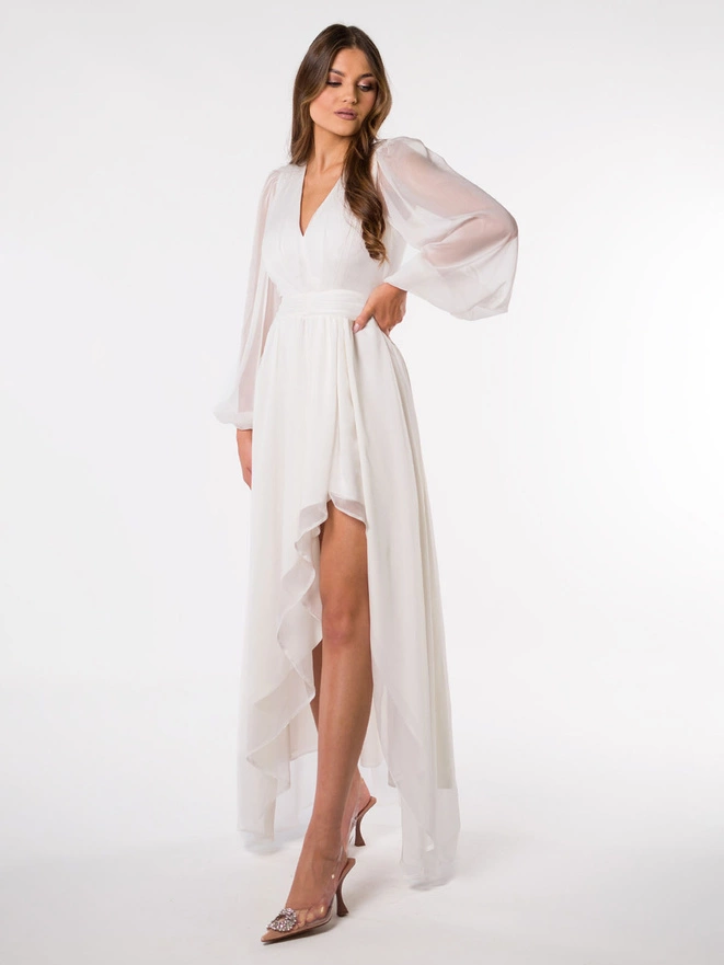 SELENA maxi dress DLR154 - ecru