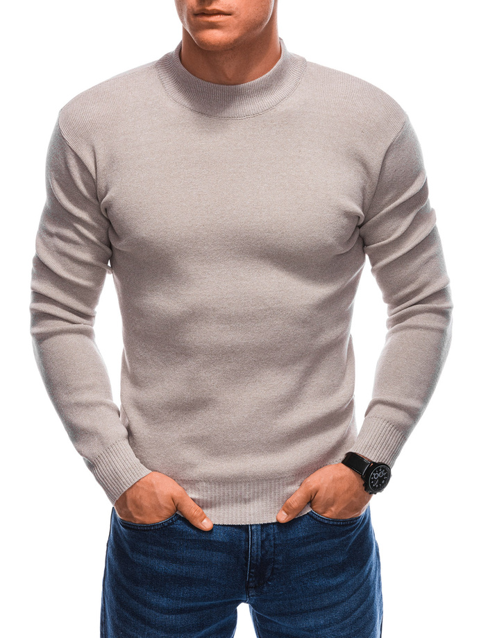 Men's sweater E219 - beige