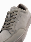 Men's monochromatic streetwear style shoes - olive V4 OM-FOTL-0183