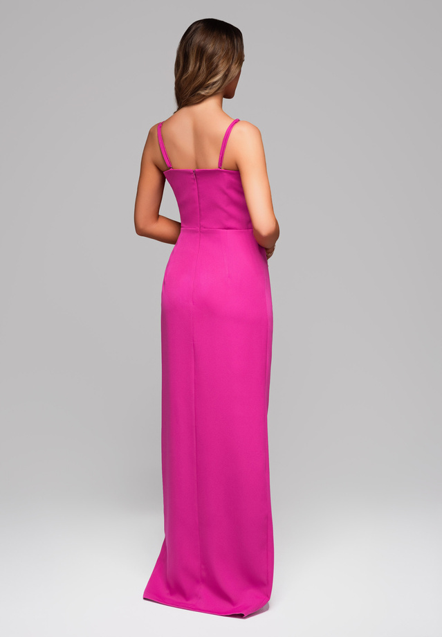 Evening dress LA-OM-DLR094 - fuchsia